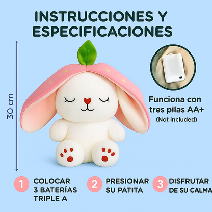 MIMOON Y LUMIBUNNY Peluche Terapéutico, Ansiedad y Sueño